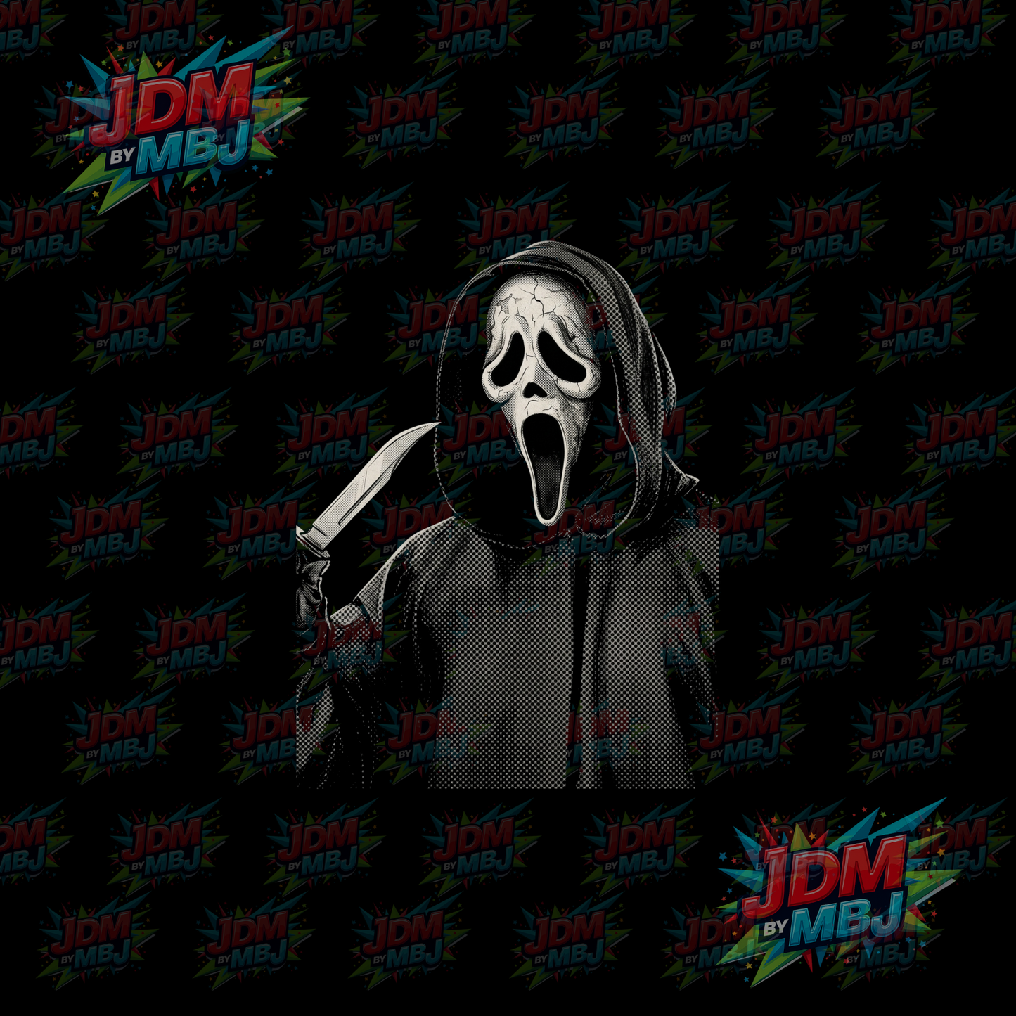 Iron On - Horror 'Halftone' DTF
