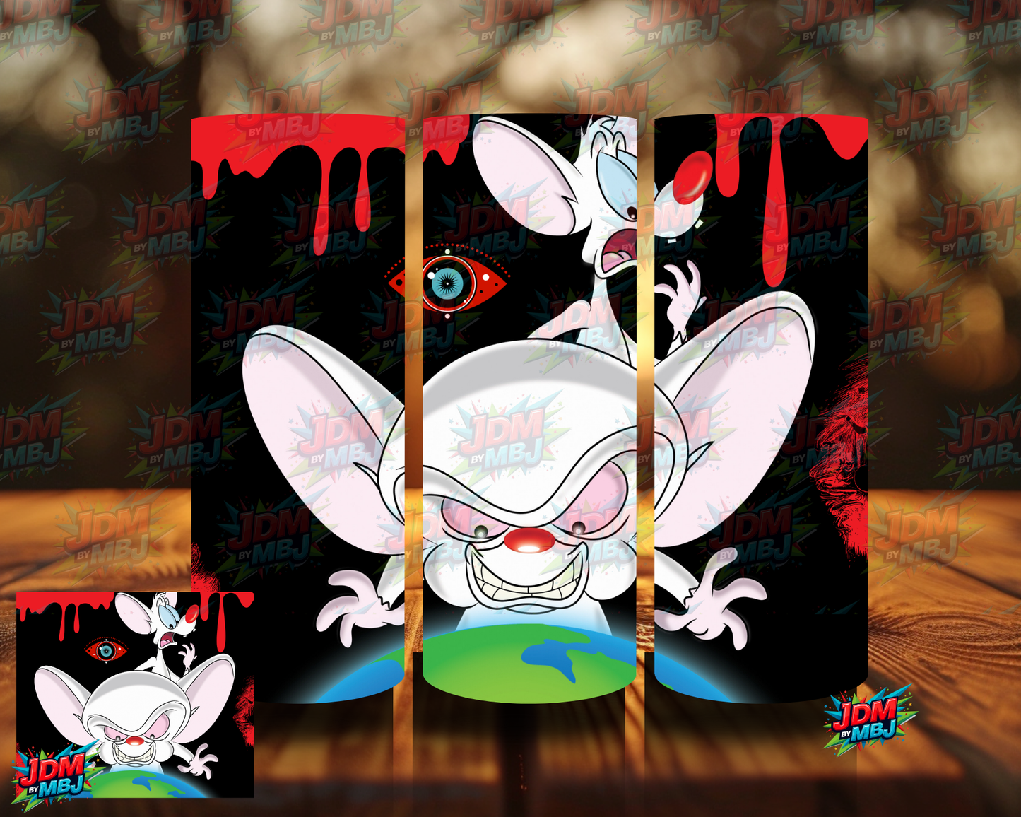 Inspired by Pinky & The Brain Sublimation Prints