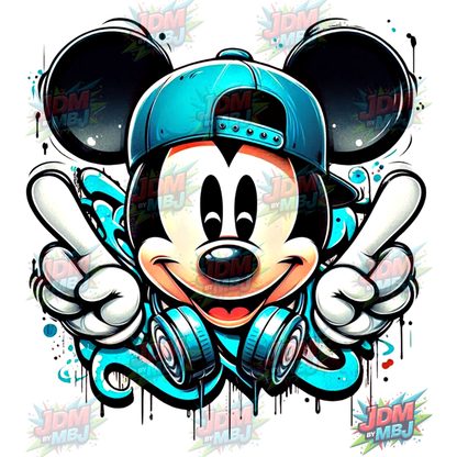 Parche termoadhesivo - Mickey Mouse DTF 25 cm