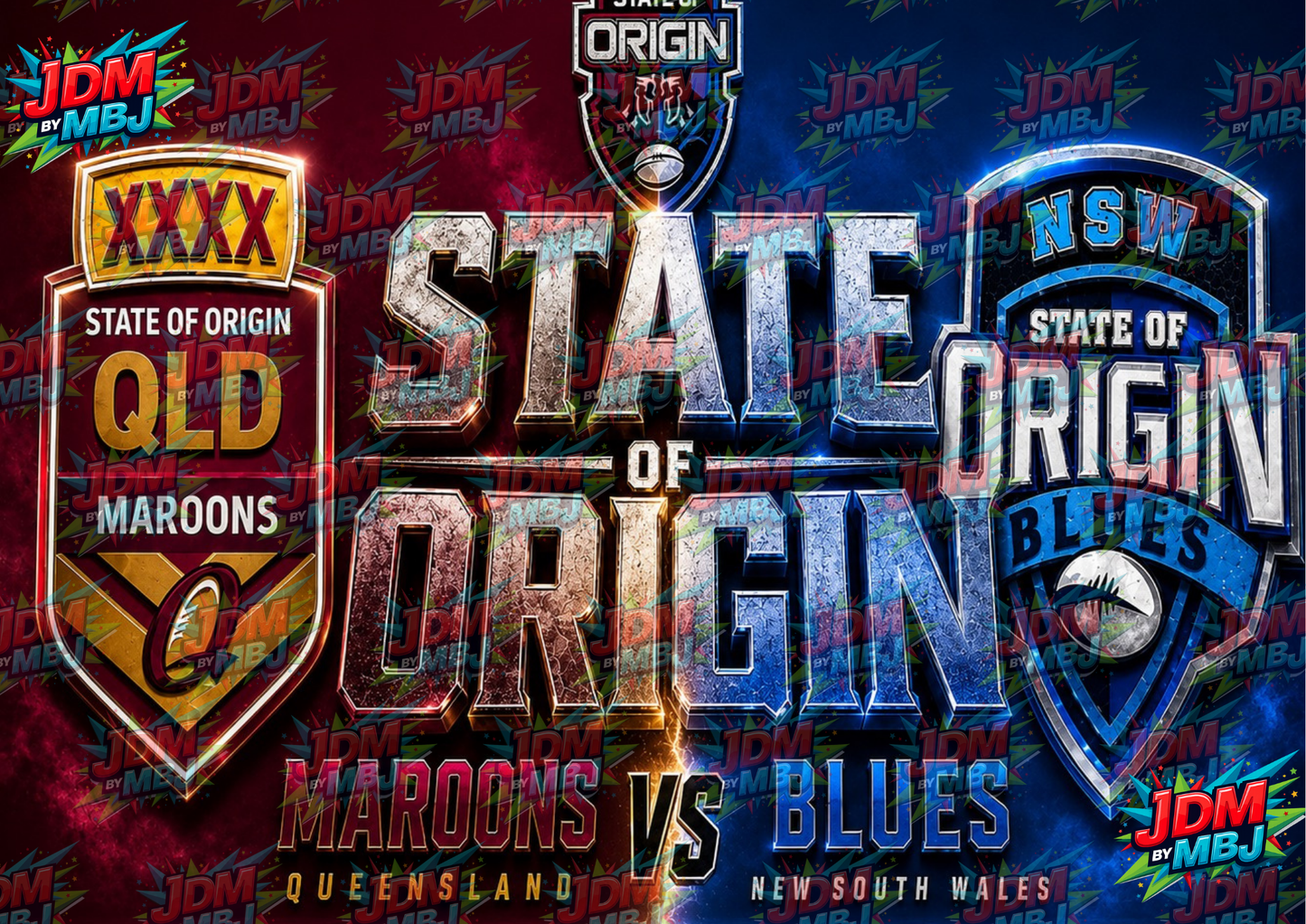 Inspired by State of Origin Sublimation Prints