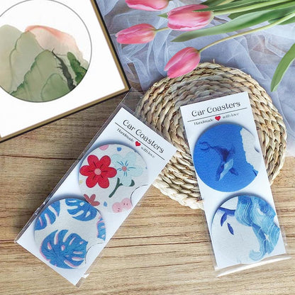 Sublimation Car Coasters – Pack of 2