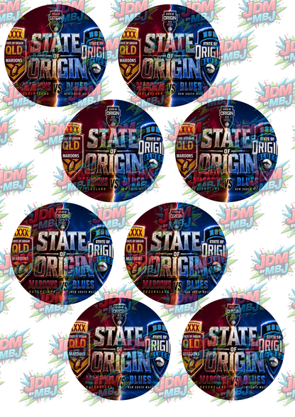 Inspired by State of Origin Sublimation Prints