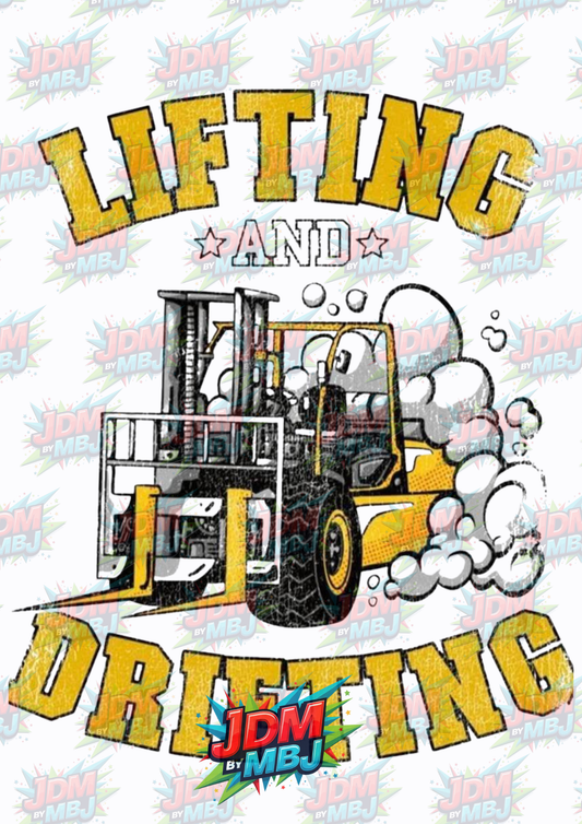 Lifting & Drifting Iron On - DTF 20cm