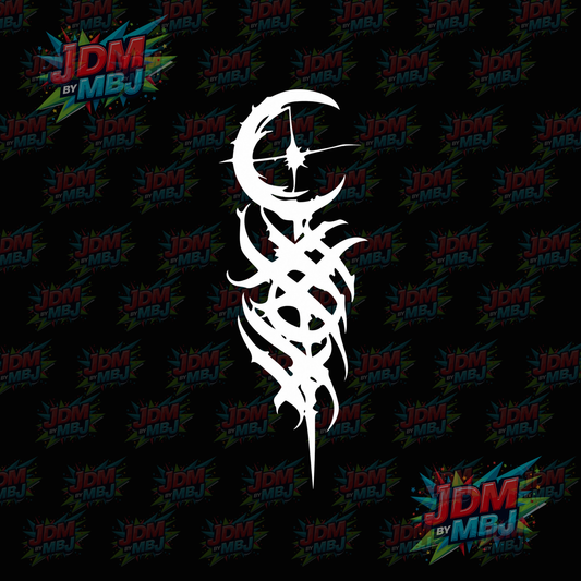 Iron On - Tribal Crescent DTF