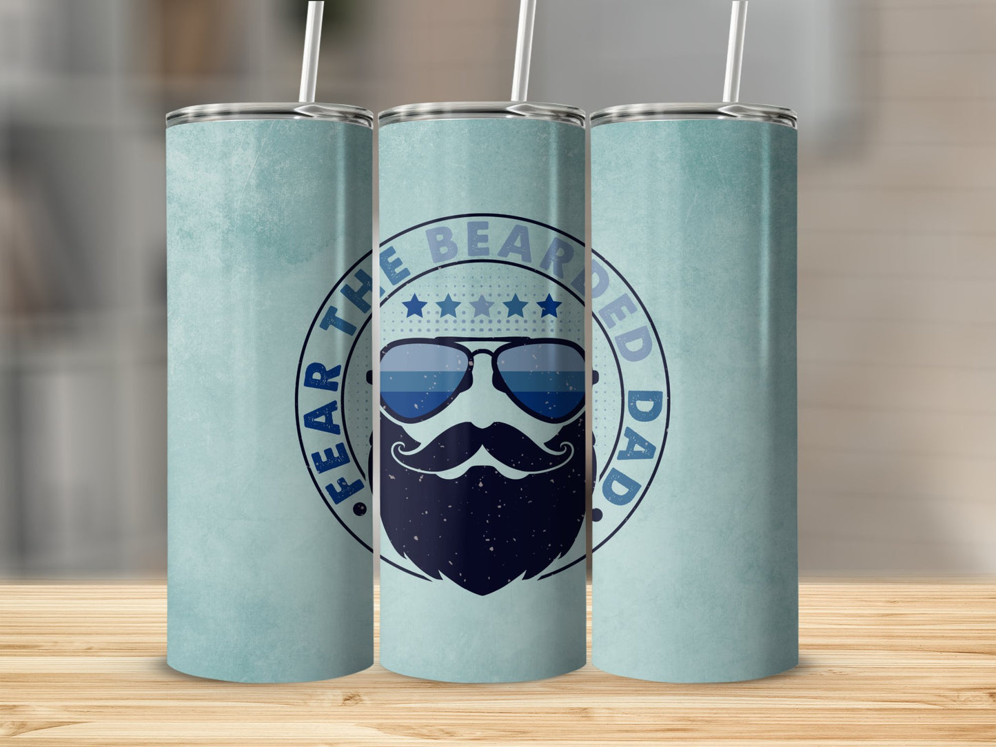 Fear The Bearded Dad Sublimation Prints