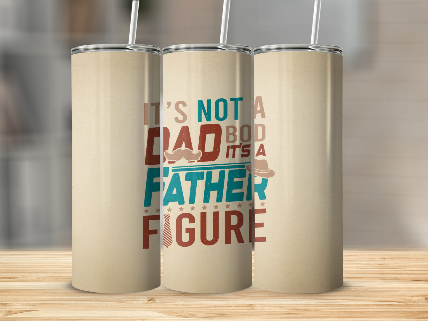 It's Not a Dad Bod it's A Father Figure Sublimation Prints