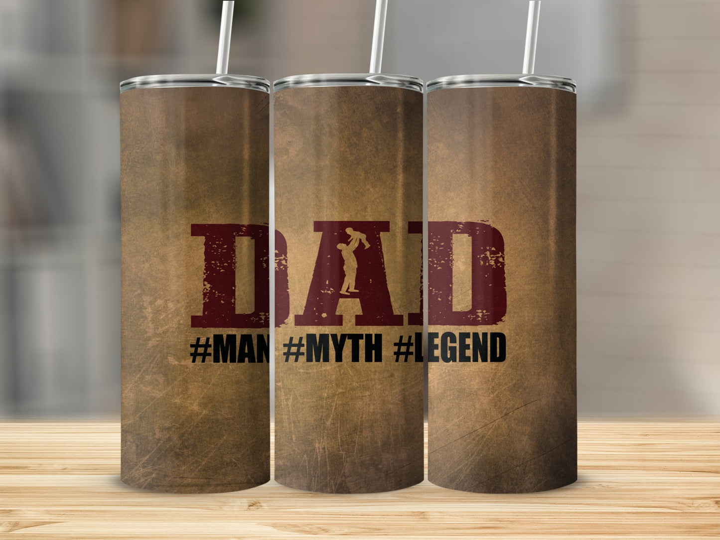 DAD - #MAN # MYTH #LEDEND - Sublimation Prints