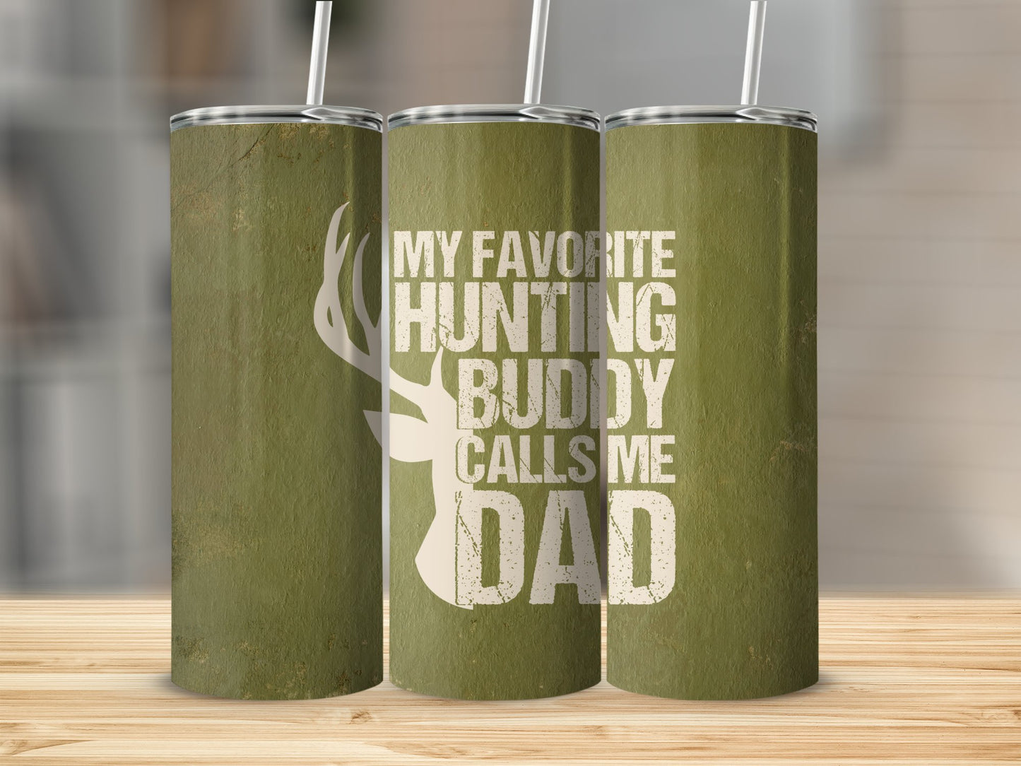 My Favourite Hunting Buddy Calls me DAD Sublimation Prints