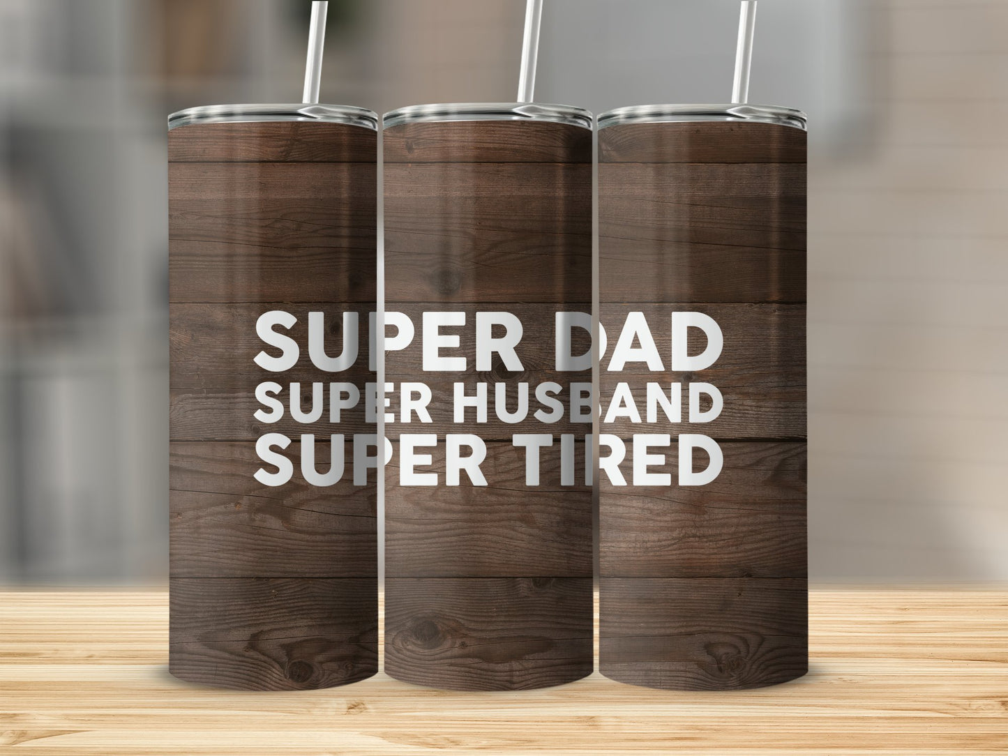 Super Dad, Super Husband, Super Tired - Sublimation Prints