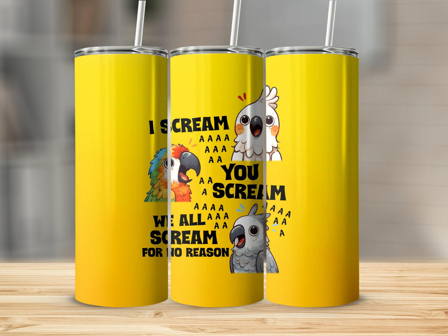 Impresiones de sublimación de animales divertidos de 20 oz