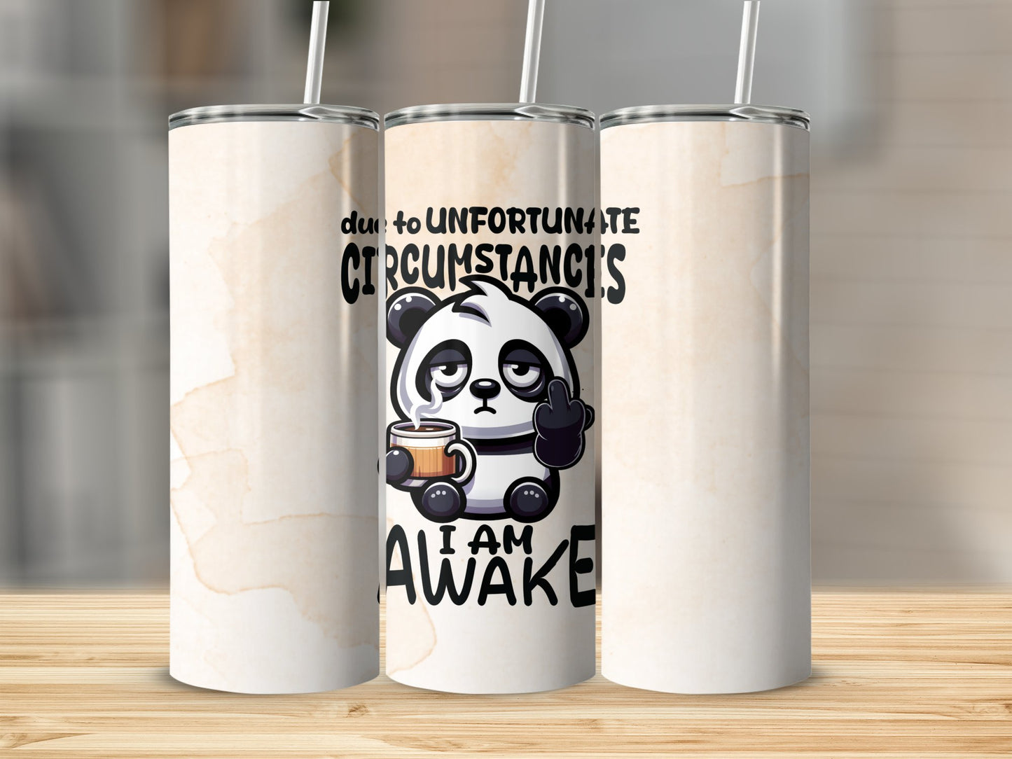 Impresiones de sublimación de animales divertidos de 20 oz