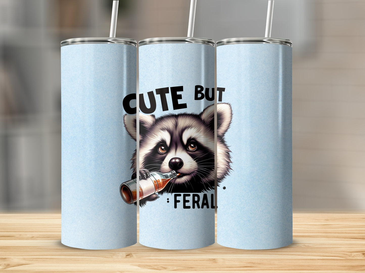 Impresiones de sublimación de animales divertidos de 20 oz