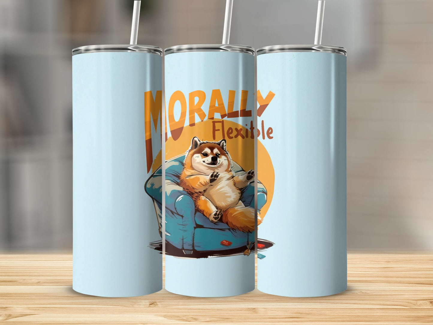 Impresiones de sublimación de animales divertidos de 20 oz