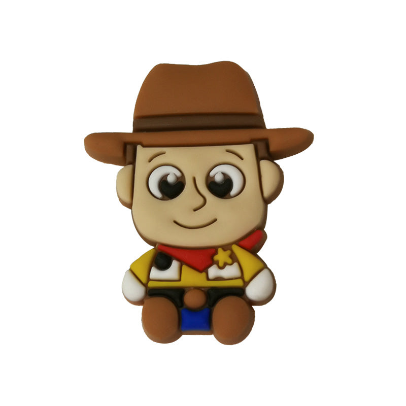 Inspirado en los adornos para zapatos de Toy Story