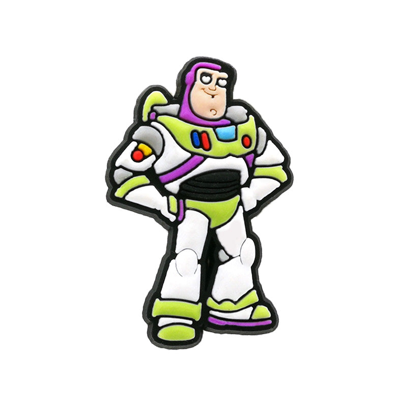 Inspirado en los adornos para zapatos de Toy Story