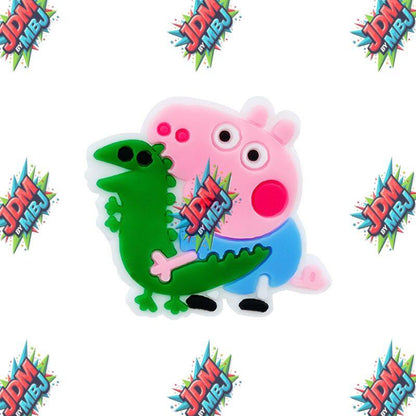 Inspirado en el Charm para zapatos de Pepper Pig