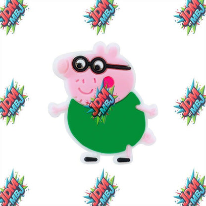Inspirado en el Charm para zapatos de Pepper Pig