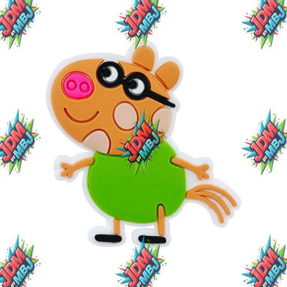 Inspirado en el Charm para zapatos de Pepper Pig