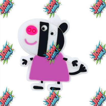 Inspirado en el Charm para zapatos de Pepper Pig