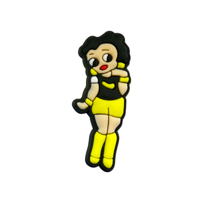 Inspirado en los adornos de zapatos de dibujos animados