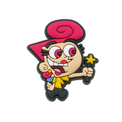 Inspirado en los adornos de zapatos de dibujos animados