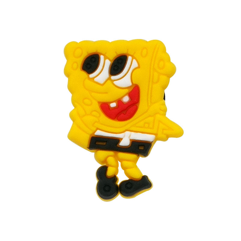 Inspirado en los adornos para zapatos de Bob Esponja