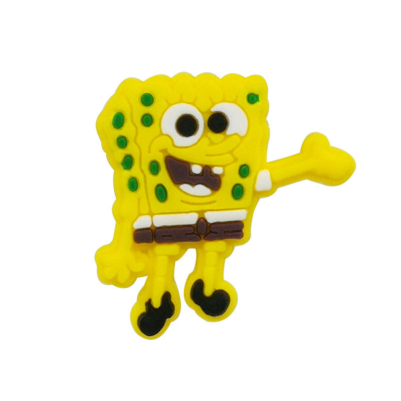 Inspirado en los adornos para zapatos de Bob Esponja