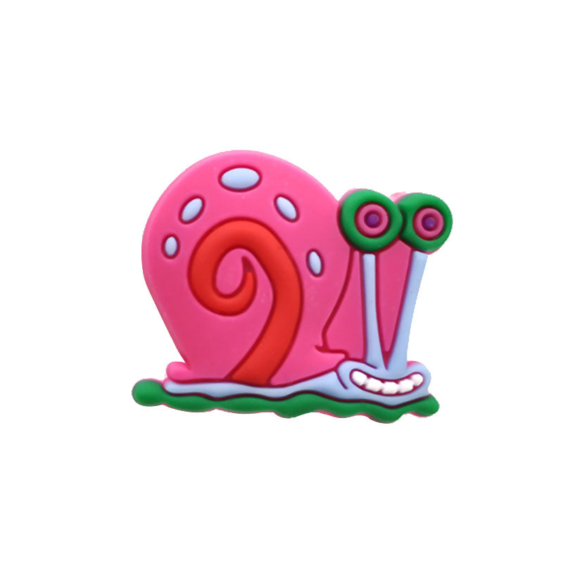 Inspirado en los adornos para zapatos de Bob Esponja