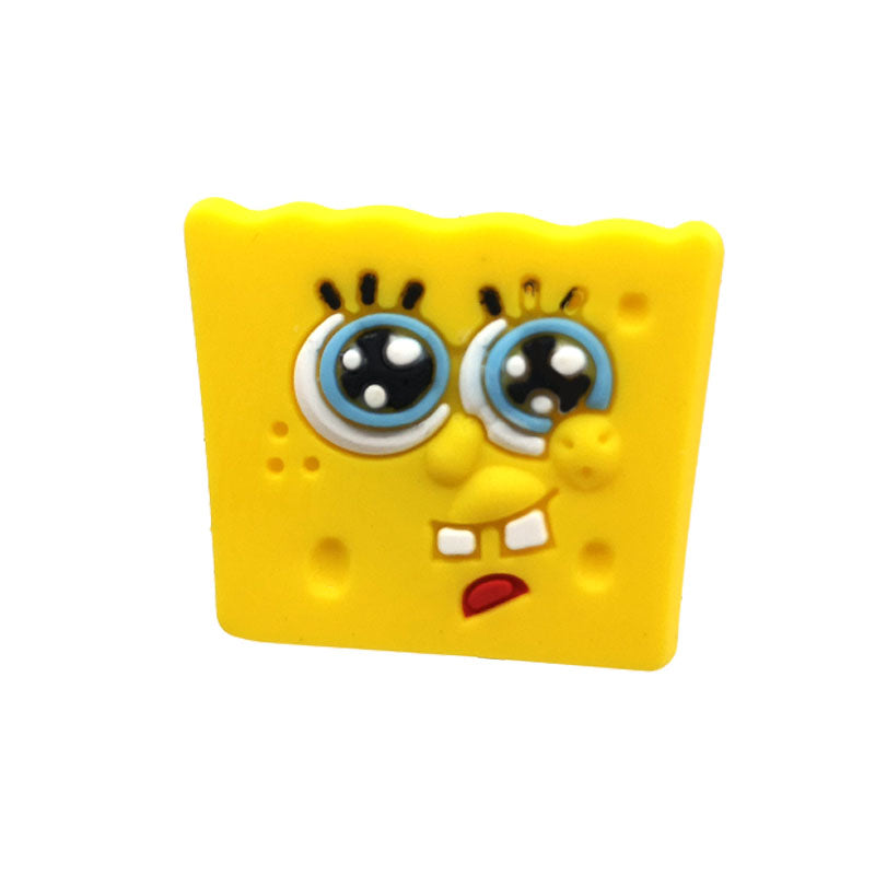 Inspirado en los adornos para zapatos de Bob Esponja
