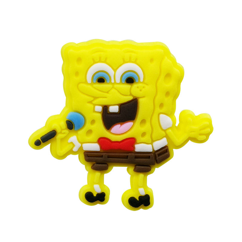 Inspirado en los adornos para zapatos de Bob Esponja
