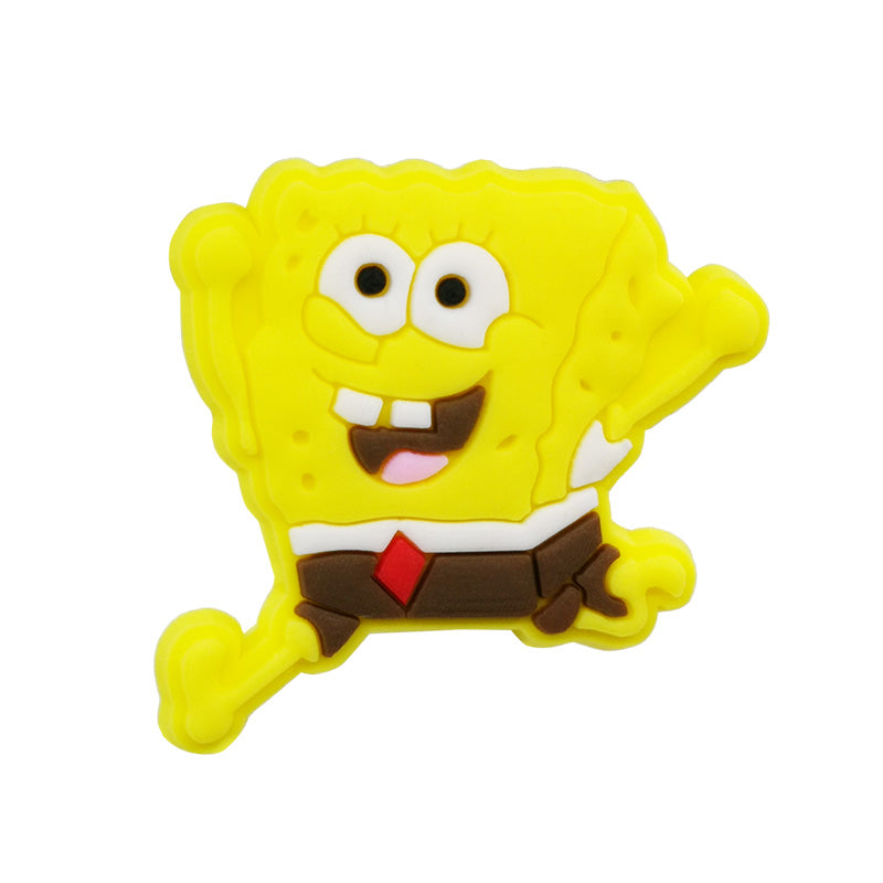 Inspirado en los adornos para zapatos de Bob Esponja