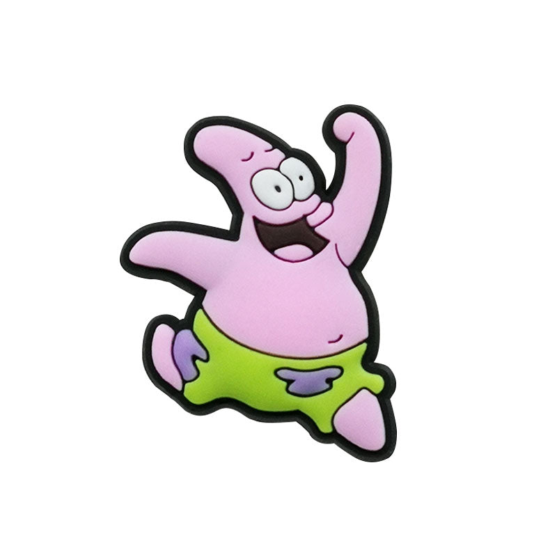 Inspirado en los adornos para zapatos de Bob Esponja