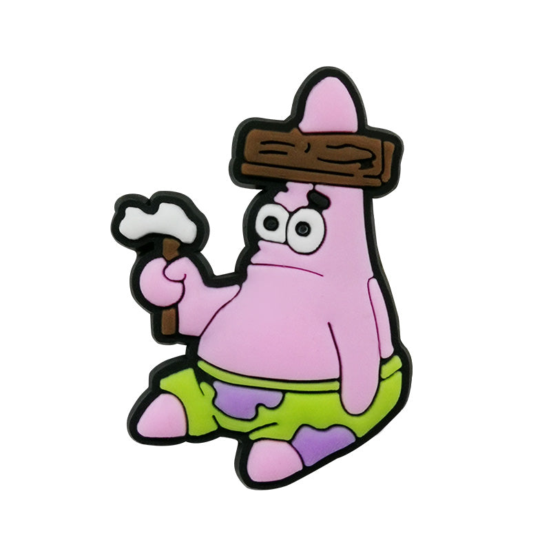 Inspirado en los adornos para zapatos de Bob Esponja