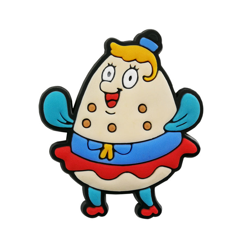 Inspirado en los adornos para zapatos de Bob Esponja