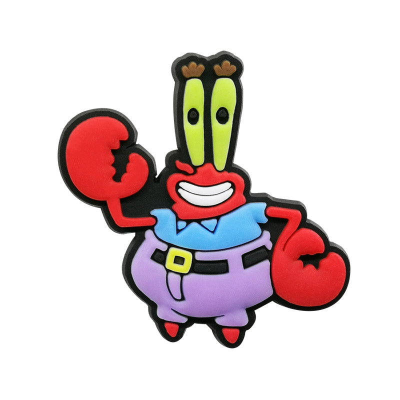 Inspirado en los adornos para zapatos de Bob Esponja
