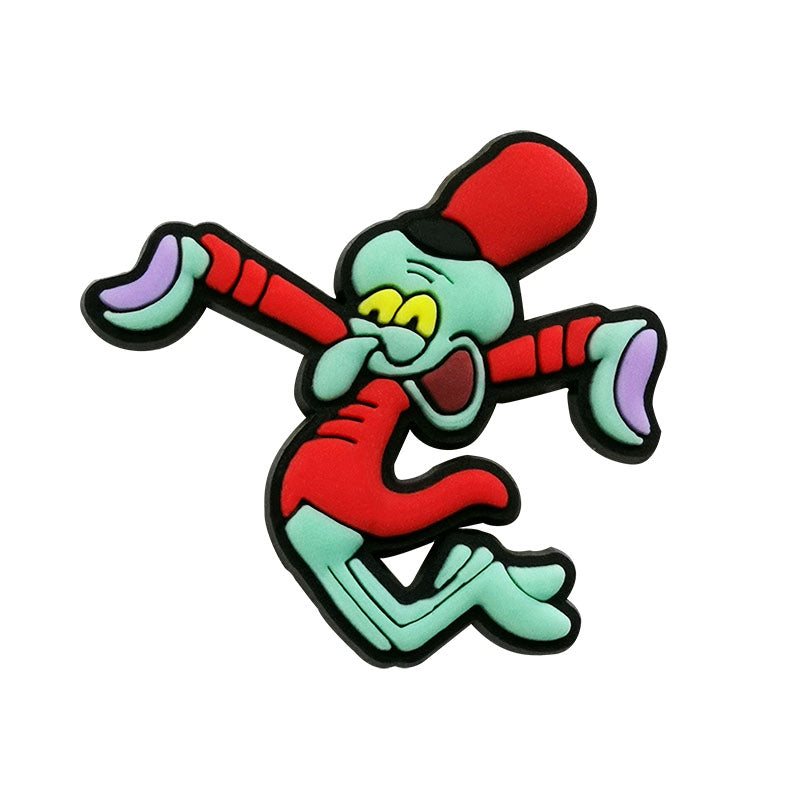 Inspirado en los adornos para zapatos de Bob Esponja