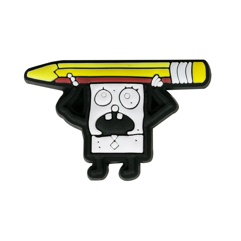 Inspirado en los adornos para zapatos de Bob Esponja