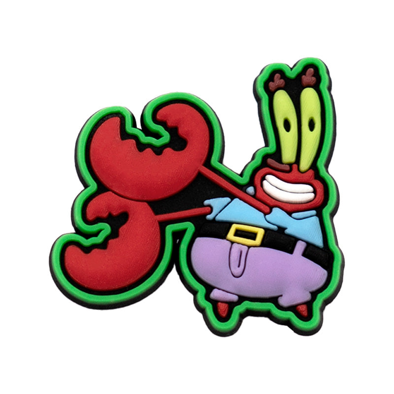 Inspirado en los adornos para zapatos de Bob Esponja