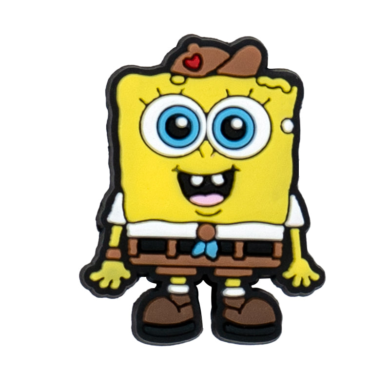 Inspirado en los adornos para zapatos de Bob Esponja