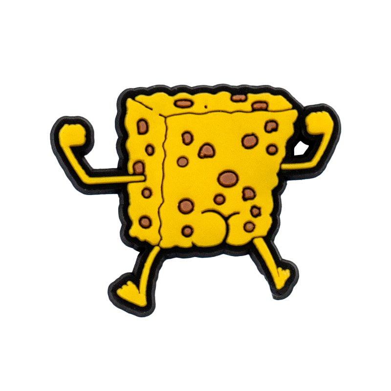 Inspirado en los adornos para zapatos de Bob Esponja