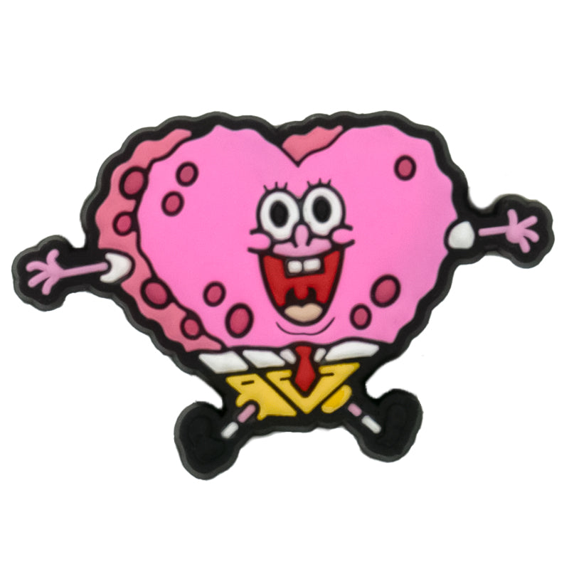 Inspirado en los adornos para zapatos de Bob Esponja