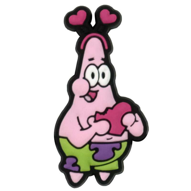 Inspirado en los adornos para zapatos de Bob Esponja