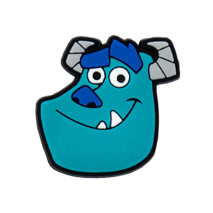 Inspirado en los adornos para zapatos de Monster Inc.