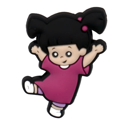 Inspirado en los adornos para zapatos de Monster Inc.