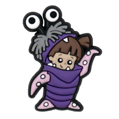 Inspirado en los adornos para zapatos de Monster Inc.