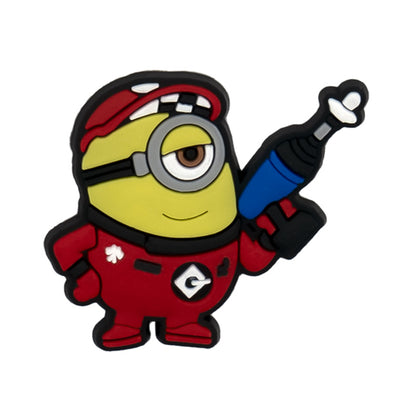 Inspirado en los adornos para zapatos de Minions (Gru, mi villano favorito)