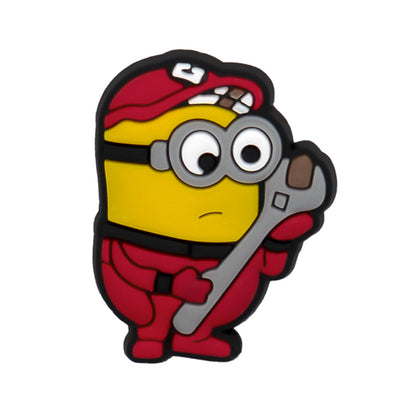 Inspirado en los adornos para zapatos de Minions (Gru, mi villano favorito)