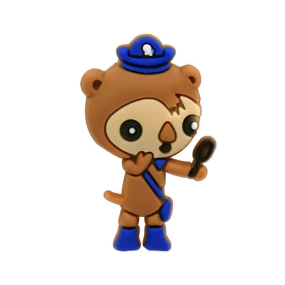 Inspirado en los adornos para zapatos de los Octonautas