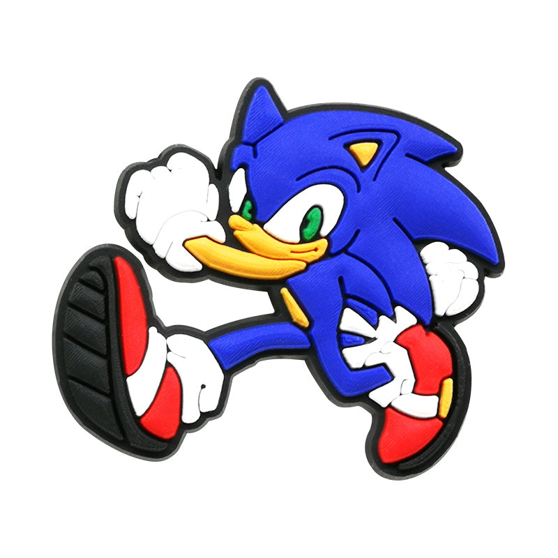 Inspirado en el dije para zapatos de Sonic the Hedgehog