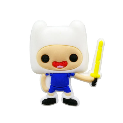 Inspirado en los adornos para zapatos de Hora de Aventuras